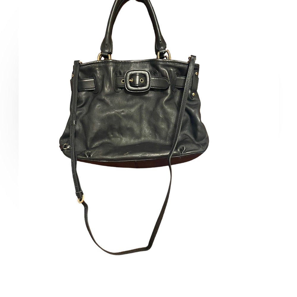 : : COLE HAAN Black Leather Handbag